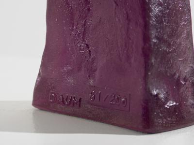 Glass paste Sculpture Claude Wetzstein for Daum circa 1970