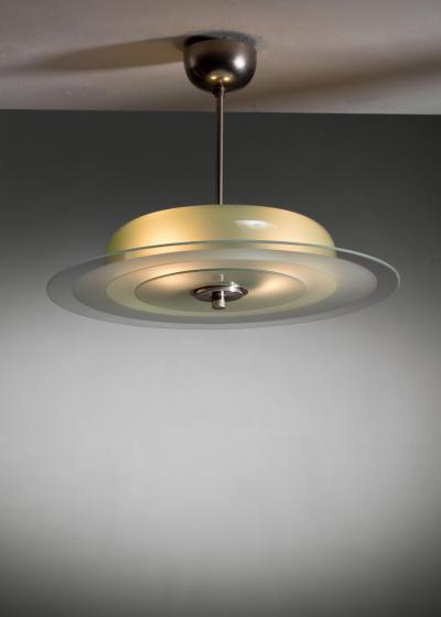 Glass pendant lamp