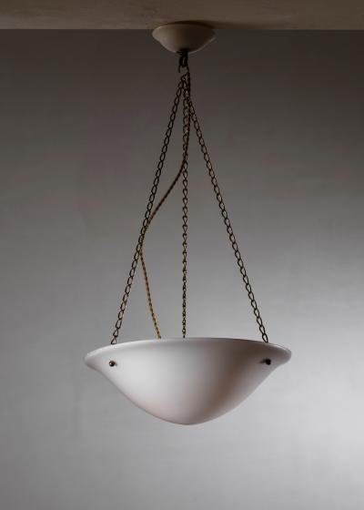 Glass pendant lamp
