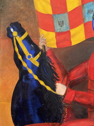 Glauco Pinto de Morais Knight and Blue Horse