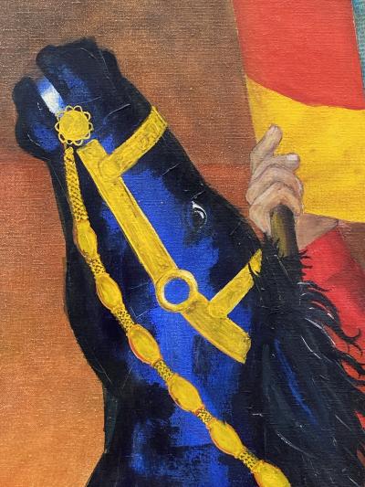 Glauco Pinto de Morais Knight and Blue Horse