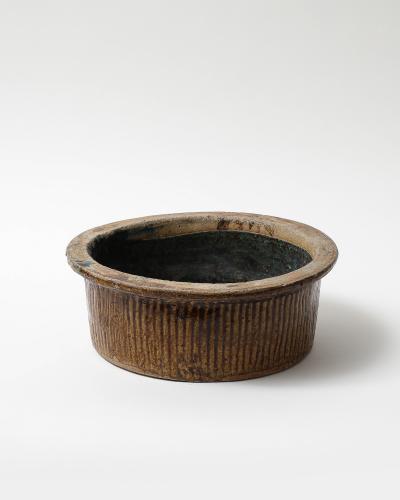 Glazed Ceramic Bowl South Asia 20th C