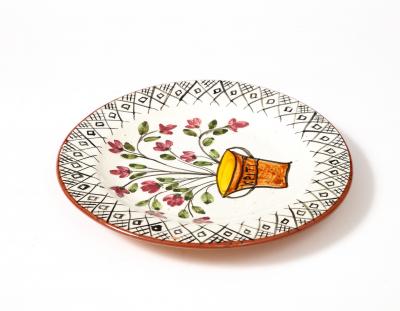 Glazed Ceramic Decorative Plate Greece 20th C