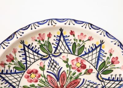 Glazed Ceramic Decorative Plate Greece 20th C