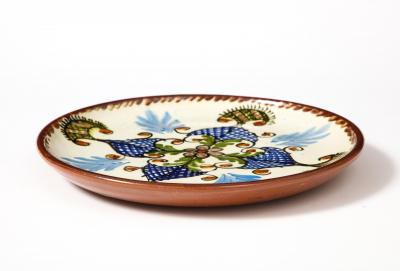 Glazed Ceramic Decorative Plate Greece 20th C