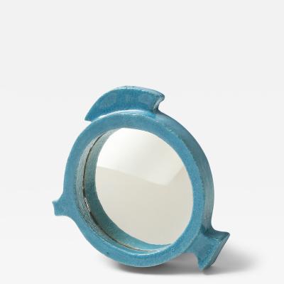 Glazed Ceramic Mirror France c 2000