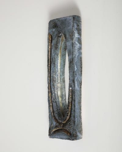 Glazed Ceramic Mirror Vallauris France c 1960