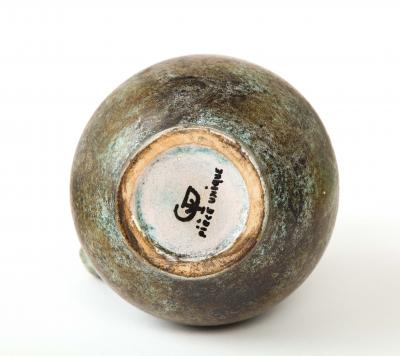 Glazed Ceramic Pitcher England c 1960