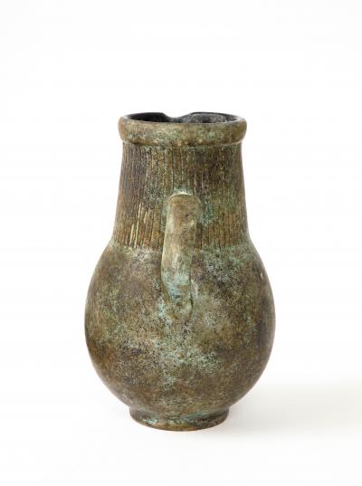 Glazed Ceramic Pitcher England c 1960