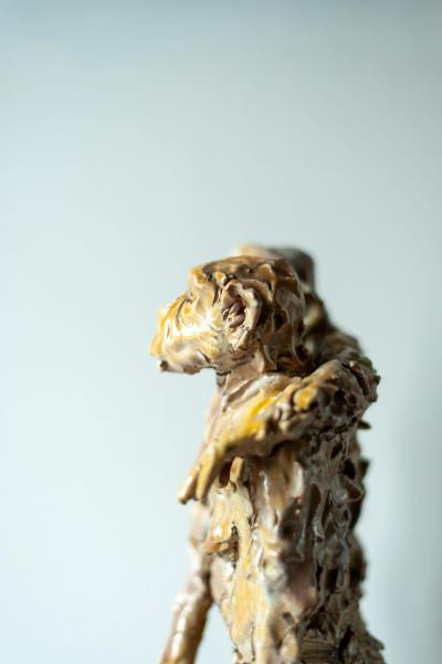 Glazed Ceramic Sculpture 1950s