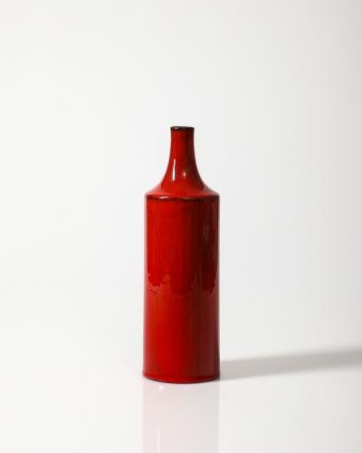 Glazed Ceramic Studio Vase Germany c 1950