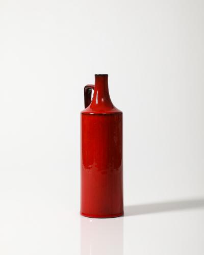 Glazed Ceramic Studio Vase Germany c 1950
