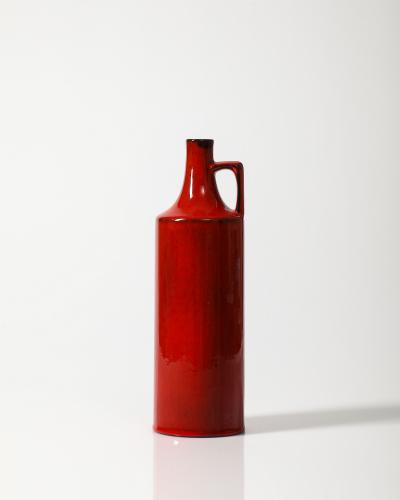 Glazed Ceramic Studio Vase Germany c 1950