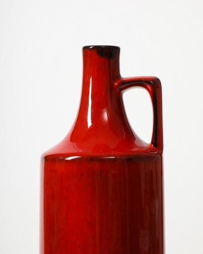Glazed Ceramic Studio Vase Germany c 1950