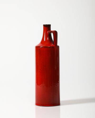 Glazed Ceramic Studio Vase Germany c 1950