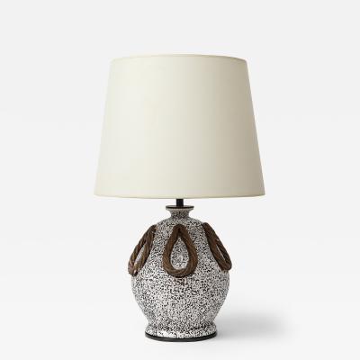 Glazed Ceramic Table Lamp