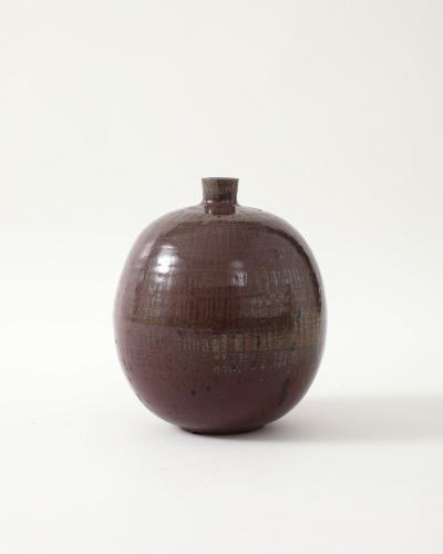 Glazed Ceramic Vase United States c 1960