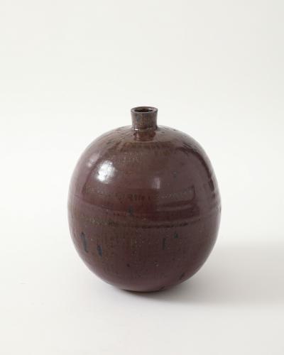 Glazed Ceramic Vase United States c 1960