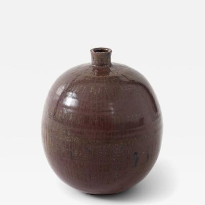 Glazed Ceramic Vase United States c 1960