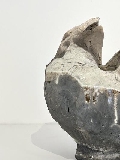 Glazed Crackled Vase by Henrik Folsgaard