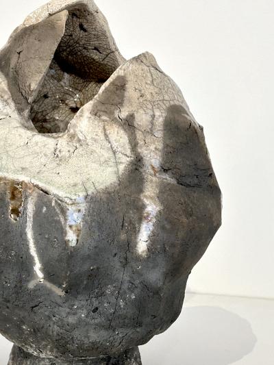 Glazed Crackled Vase by Henrik Folsgaard