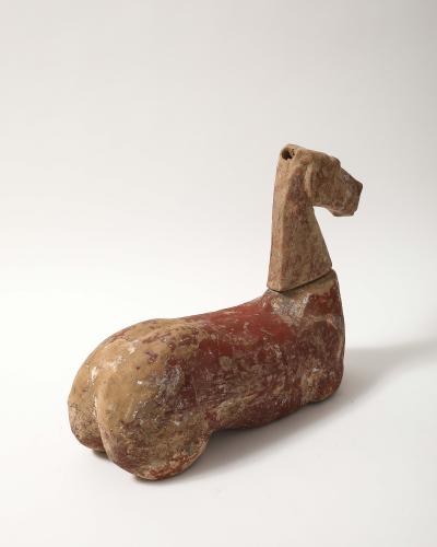 Glazed Terracotta Horse Torse Sculpture China Han Dynasty