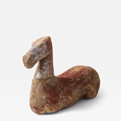 Glazed Terracotta Horse Torse Sculpture China Han Dynasty