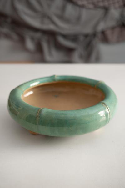 Glazed ceramic Catchall 20th Century