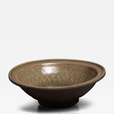 Glazed stoneware bowl