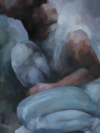 Glenn Ibbitson Figure With Red Cubes