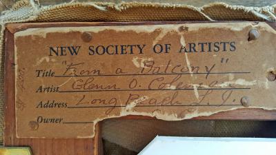 Glenn O Coleman From a Balcony