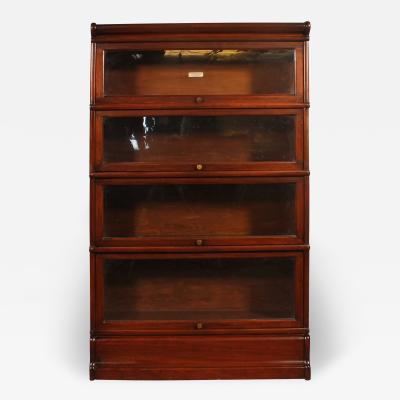 Globe Wernicke Bookcase In Mahogany With 4 Elements