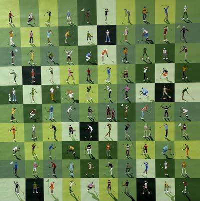 Gloria Estefanell 100 Golfers in Color