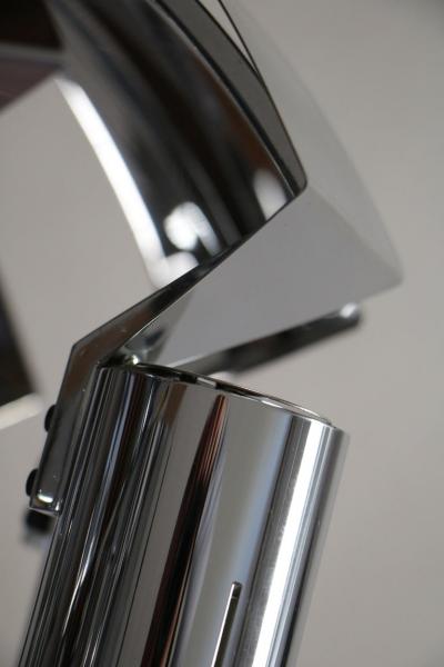 Goffredo Reggiani Chromed Chandelier Pendant Ceiling Lamp Attributed to Goffredo Reggiani 1970s