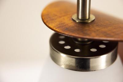 Goffredo Reggiani Floor Lamp in Teak and Marble in the style of Goffredo Reggiani Italy 1970s