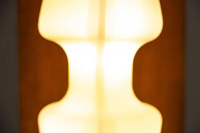 Goffredo Reggiani Floor Lamp in Teak and Marble in the style of Goffredo Reggiani Italy 1970s