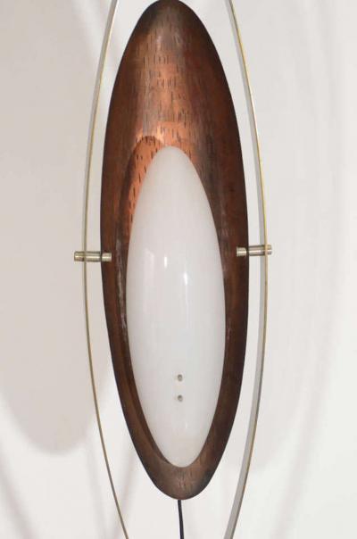 Goffredo Reggiani Goffredo Reggiani Copper and Perspex Floor Lamp with Marble Base