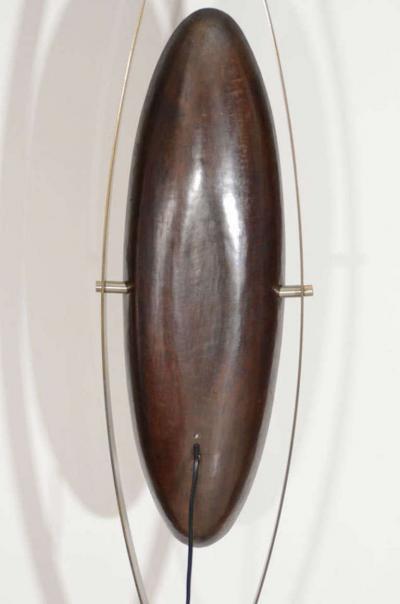 Goffredo Reggiani Goffredo Reggiani Copper and Perspex Floor Lamp with Marble Base