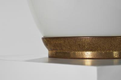 Goffredo Reggiani Goffredo Reggiani Glass Egg Table Lamp for Reggiani Illuminazione Italy 1960s