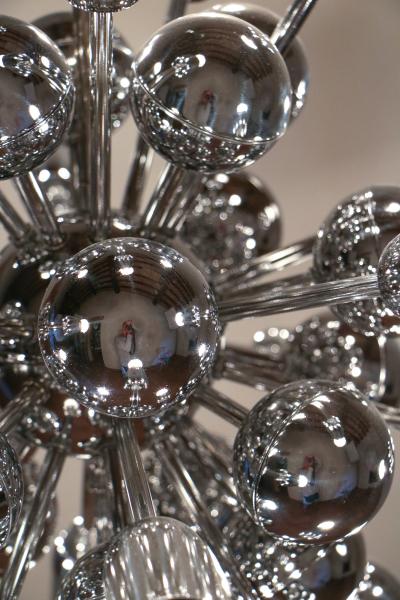 Goffredo Reggiani Italian Space Age Sputnik 20 Lights Chandelier by Reggiani Goffredo 1965s