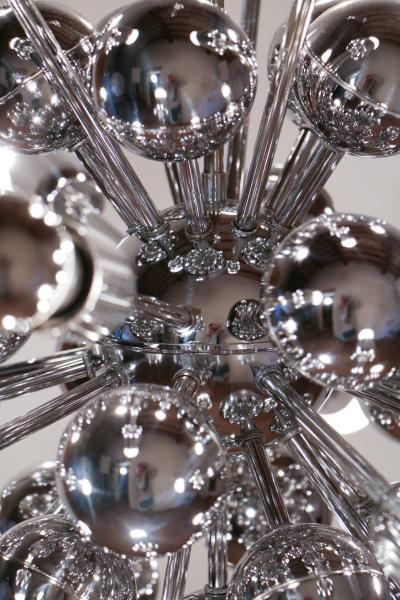 Goffredo Reggiani Italian Space Age Sputnik 20 Lights Chandelier by Reggiani Goffredo 1965s