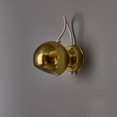 Goffredo Reggiani Pair of 1970s Goffredo Reggiani Eyeball Adjustable Perforated Metal Wall Lamps