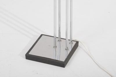 Goffredo Reggiani Reggiani 4 Head Chrome and Black Floor Lamp Italy 1960s