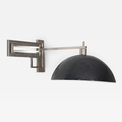 Goffredo Reggiani Reggiani Articulated and Adjustable Nickel Wall Light