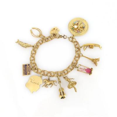 gold charms for bracelets