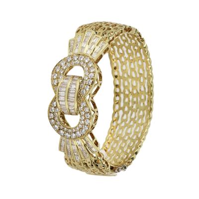 Gold Diamond Belt Bracelet 21st Century