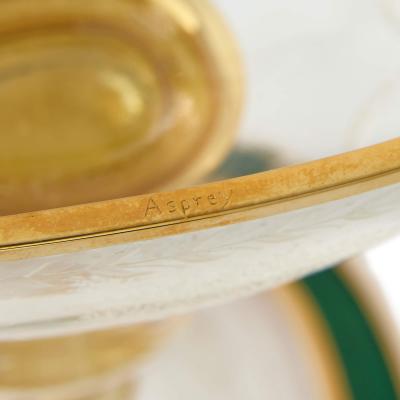 Gold Diamond and Enamel Mounted Rock Crystal Cup and Cover