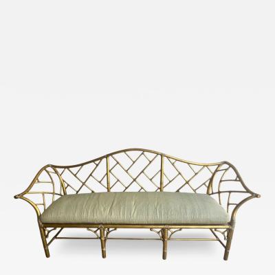 Gold Gilt Bamboo Sofa 2 available 