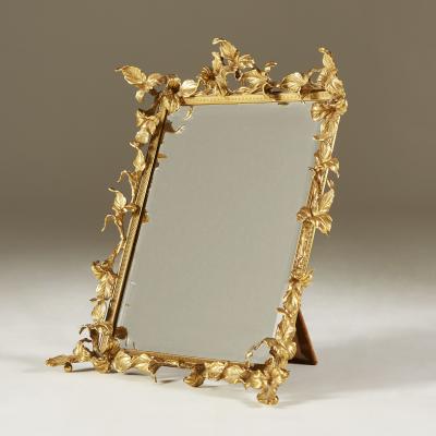 Gold US vintage dressing table mirror