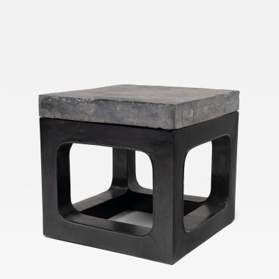 Golden Brick Side Table